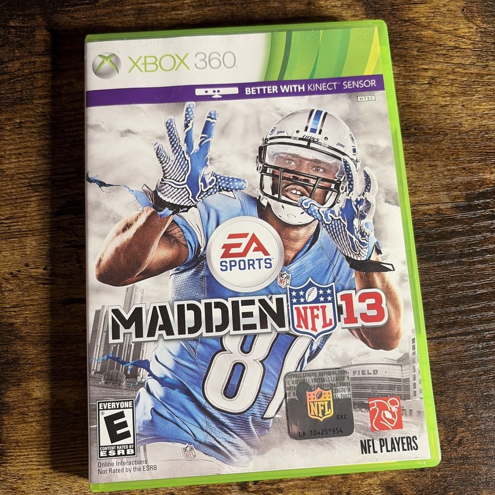 Madden NFL 13‎ (Microsoft Xbox 360, 2012) Complete – EA Sports Football Game